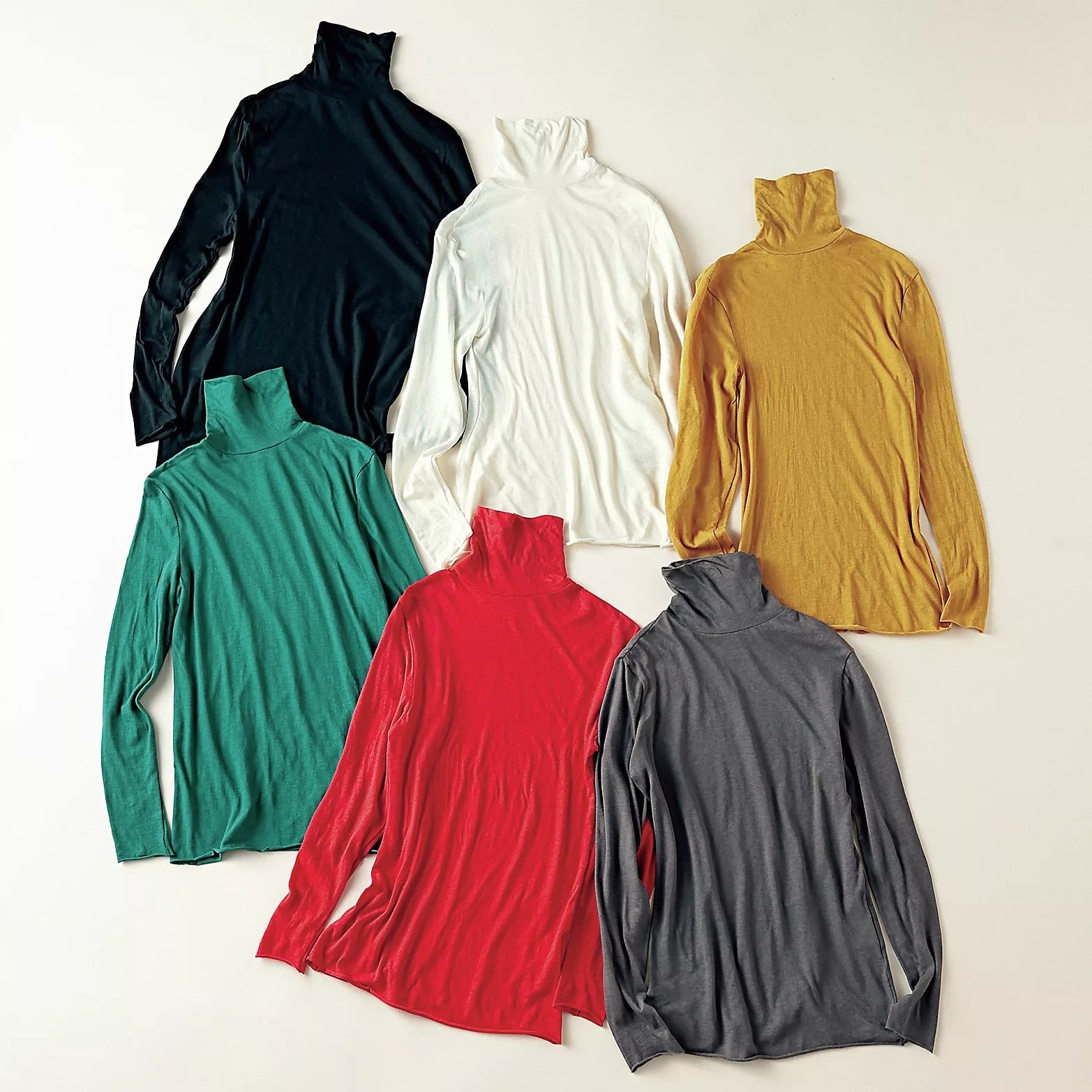 12closet
【洗える】コットンカシミヤタートルカットソー
￥8,580