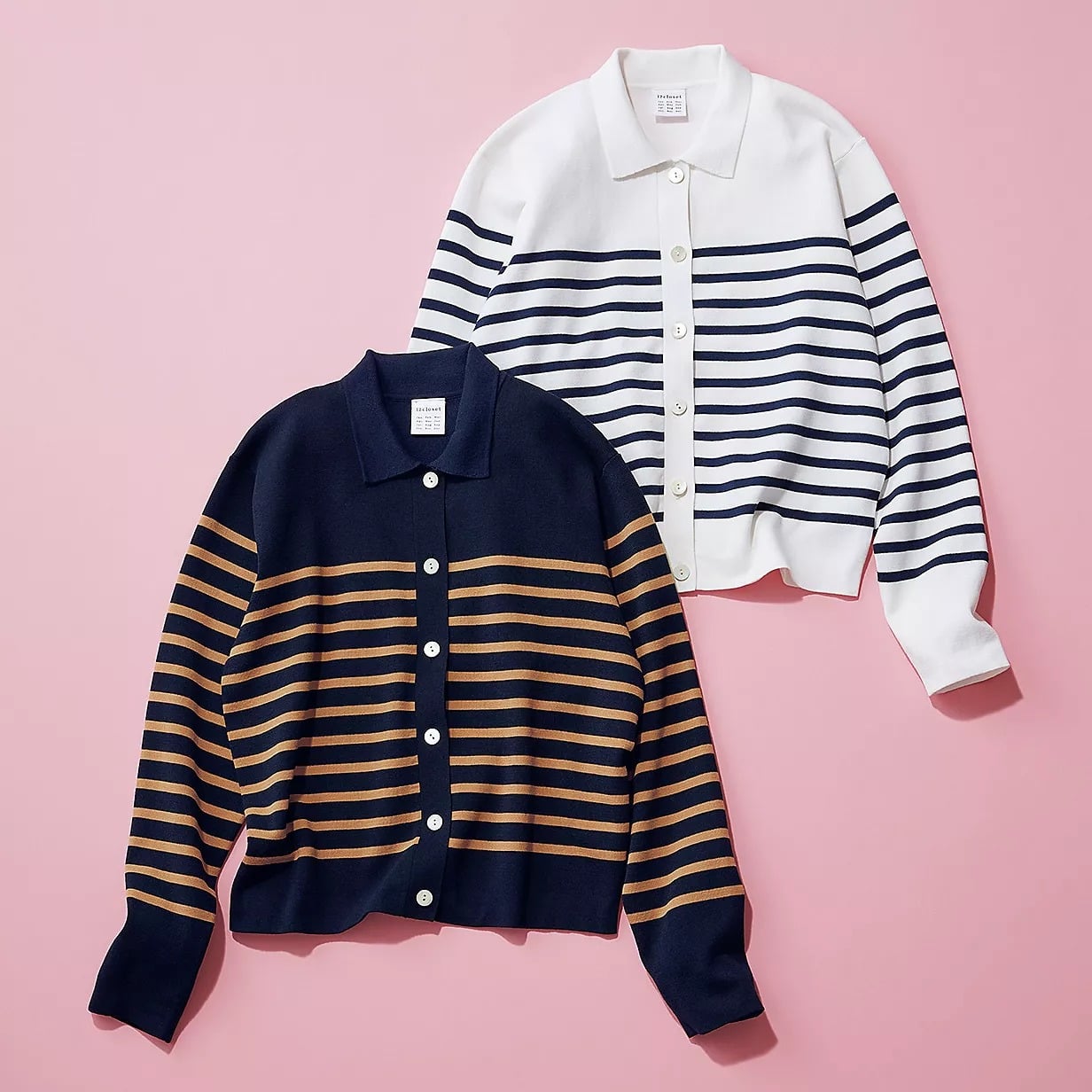 12closet
【洗える】ミラノリブ編みポロ衿ニット
￥16,500