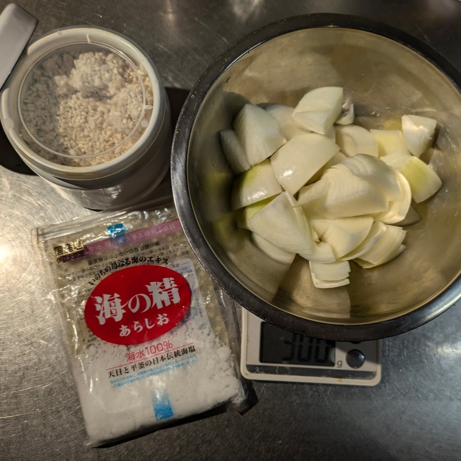 生麹　玉ねぎ　天日塩