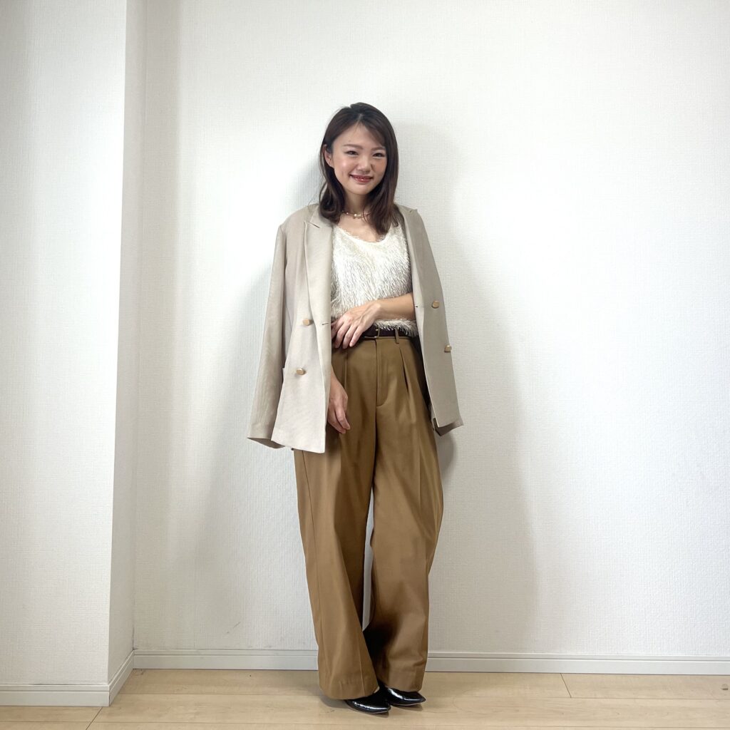 ファッション　春コーデ　ジャケット