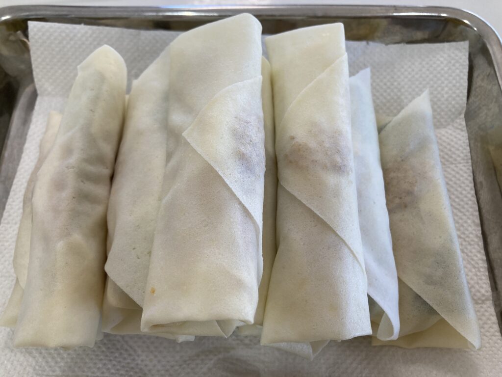 春巻き　きゅうり　ささ身