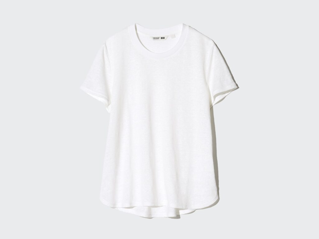 リネンクルーネックT