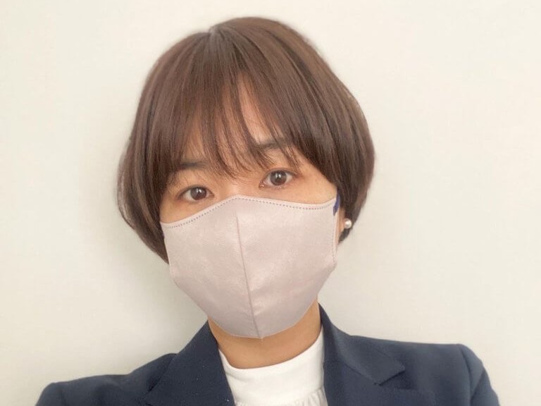 【卒園式ママヘア】「前髪ありのひし形ショート」１