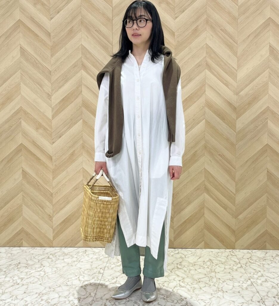 あさイチに出演したLEE読者　なおっちさん　靴下コーデ