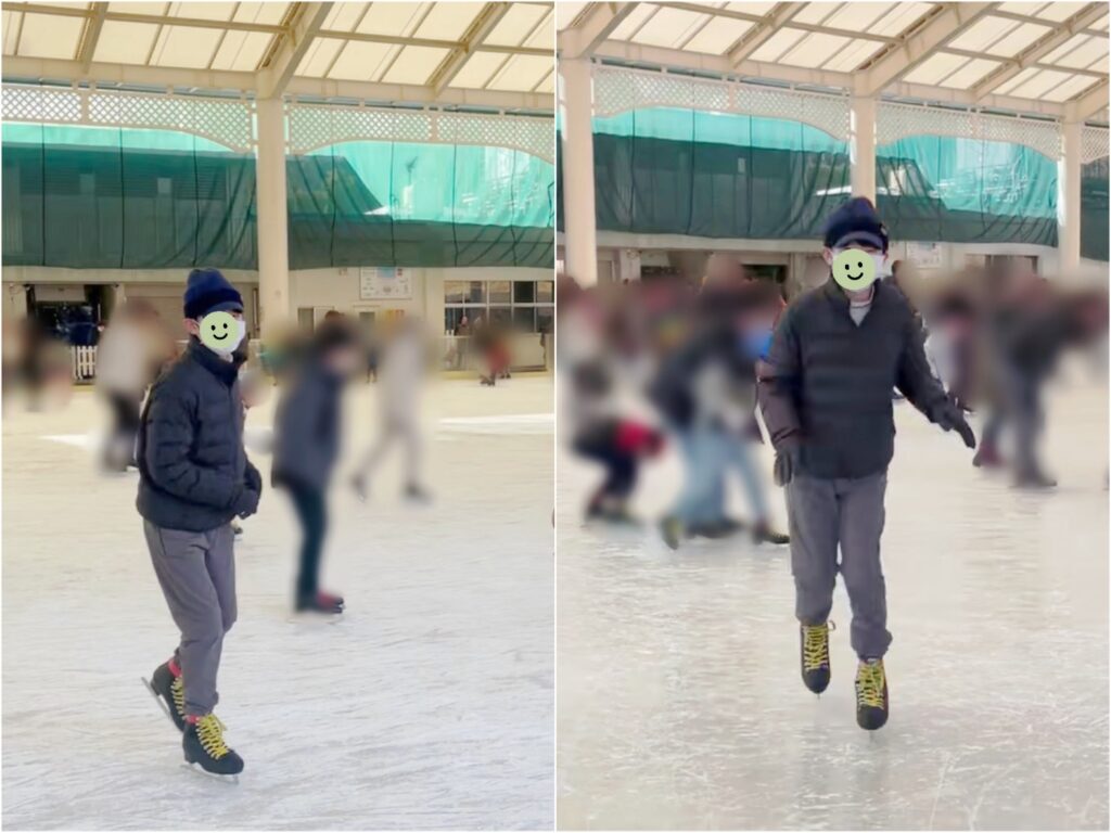 スケートをする様子1