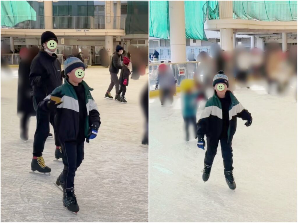 スケートをする様子2
