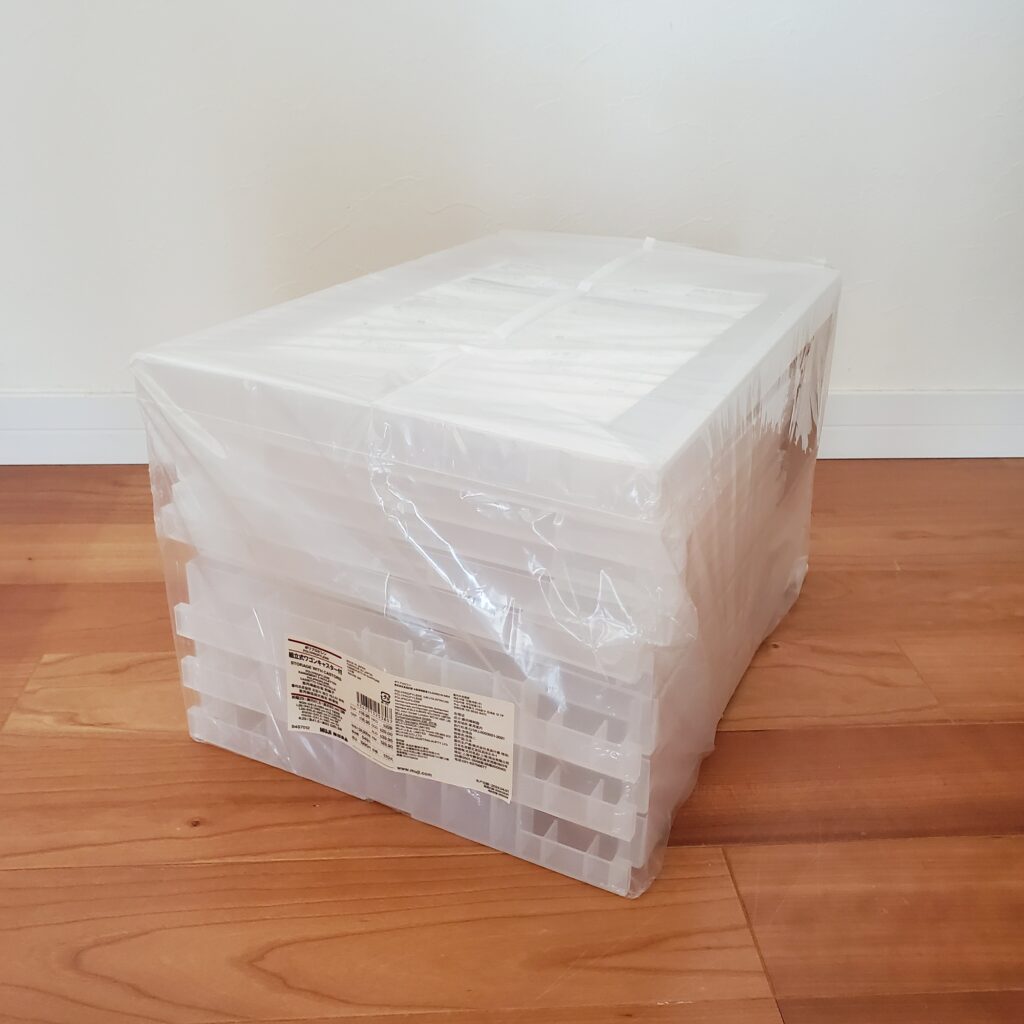 【無印良品】ポリプロピレン組立式ワゴン・キャスター付・３段