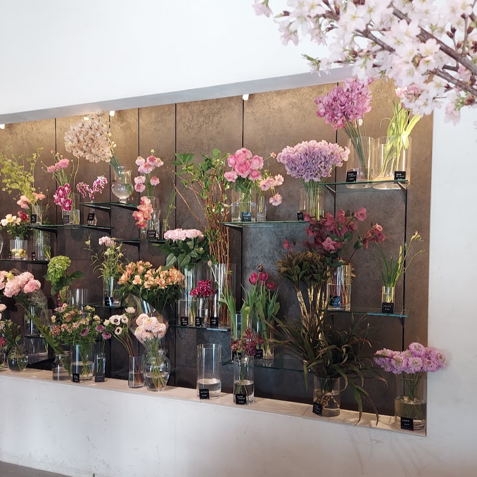 春のお花 菰野花苑NS ディスプレイ