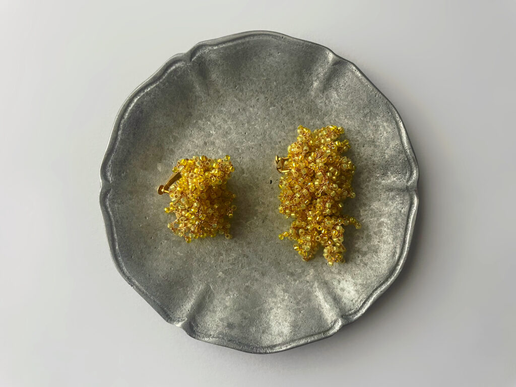 写真3 FUA accessory ミモザのイヤリング ミモザの日 2025年3月8日 始まりの時 LEE100人隊 TB はな 今日のお買い物