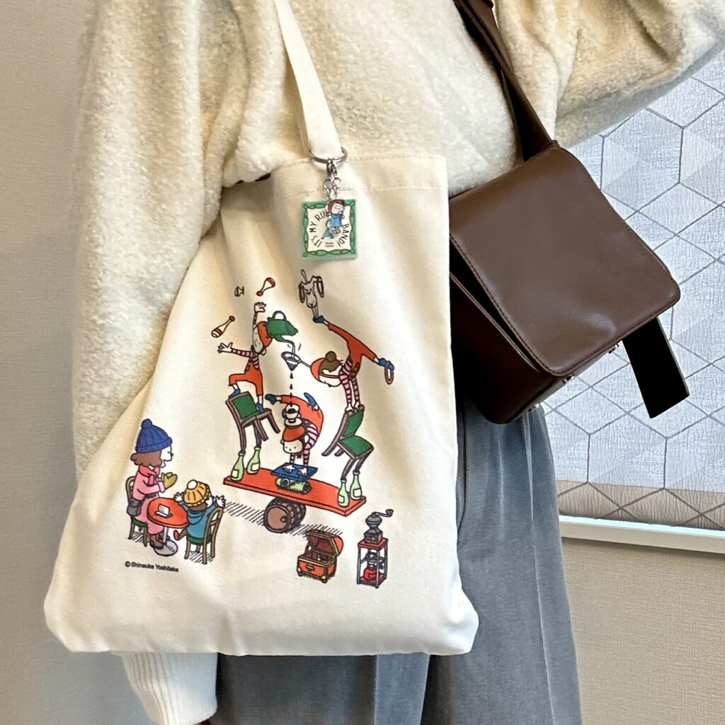 LEE4月号特別付録 「ヨシタケシンスケさんのちょっとひと息肩掛けトートバッグ」