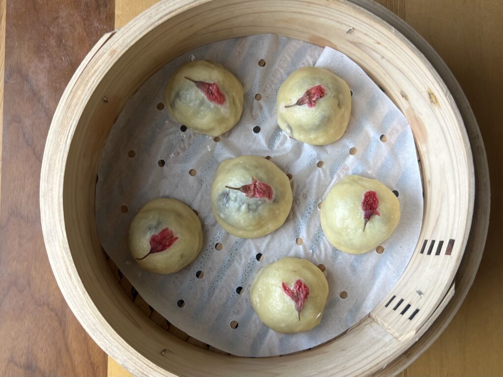 春うらら、桜まんじゅうを作りました TB icoco