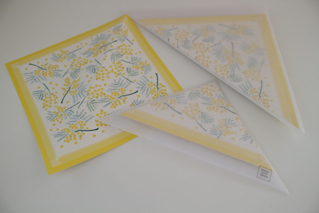 ミモザ　レターセット