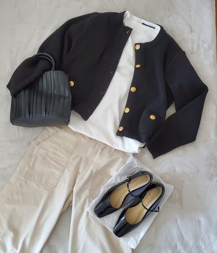 セントジェームス　七分袖ドロップショルダー NEIGE　SAINT JAMES