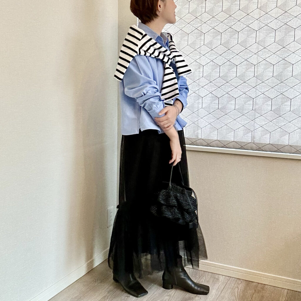 ユニクロ JW ANDERSON ブロードシャツ コーデ