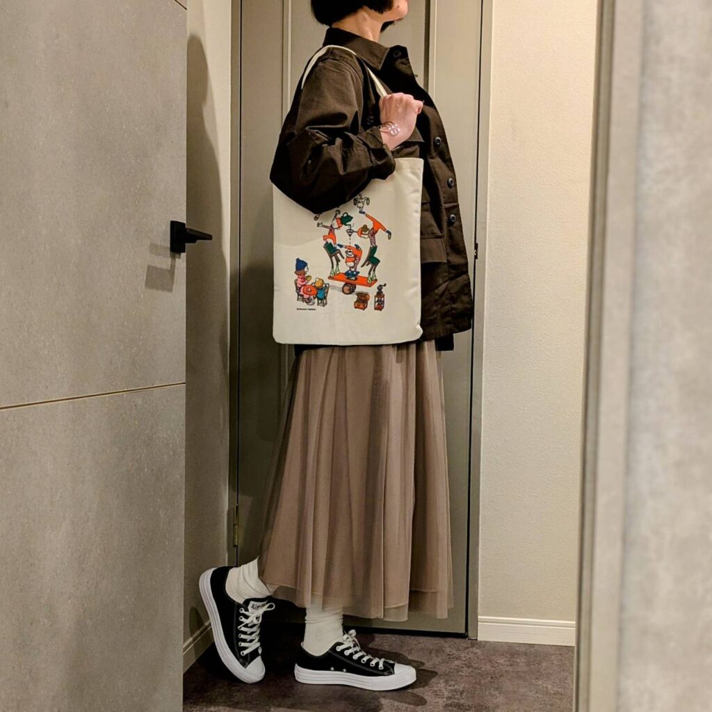 30代女子コーデ 40代女子ファッション 甘辛ミックス