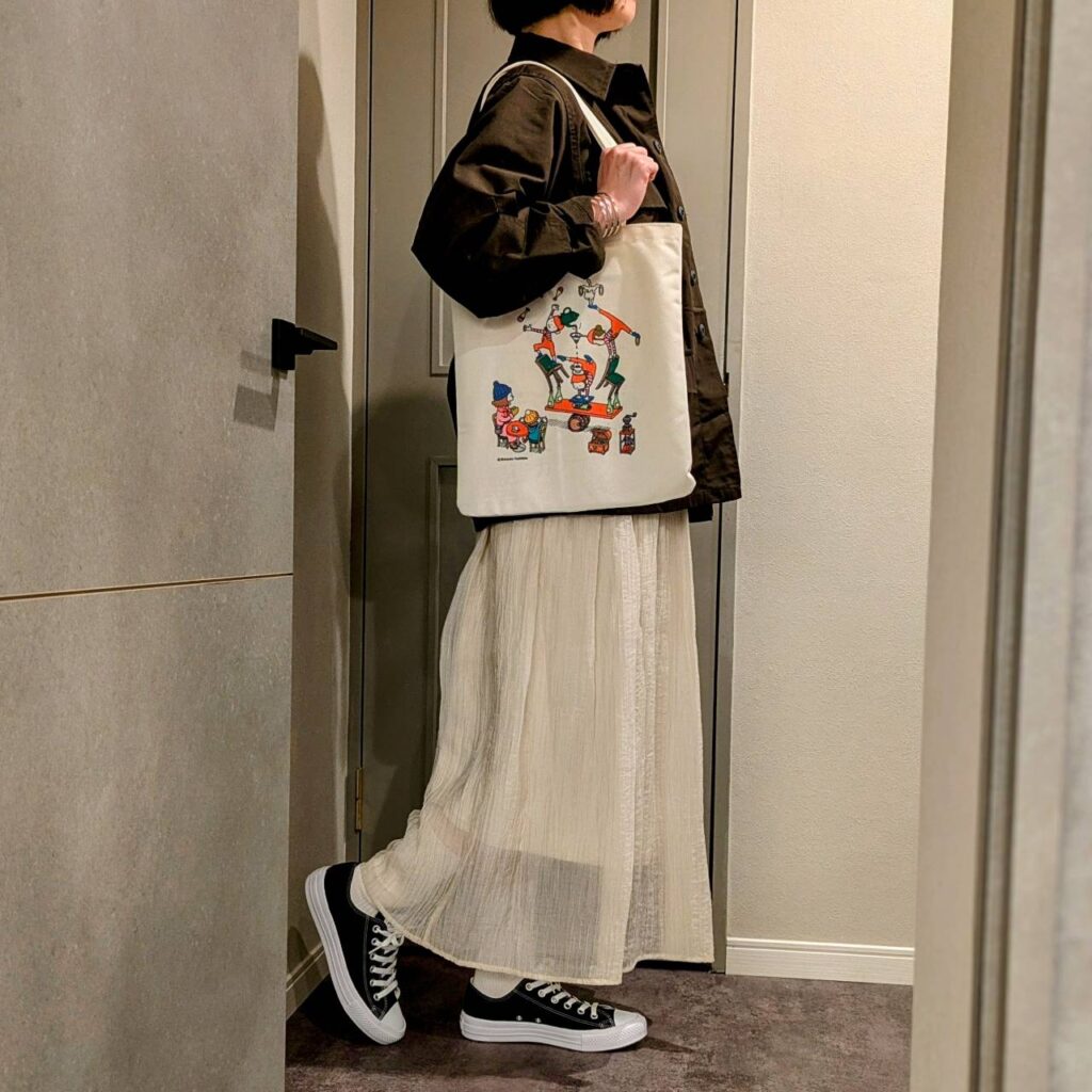 30代女子コーデ 40代女子ファッション 甘辛ミックス