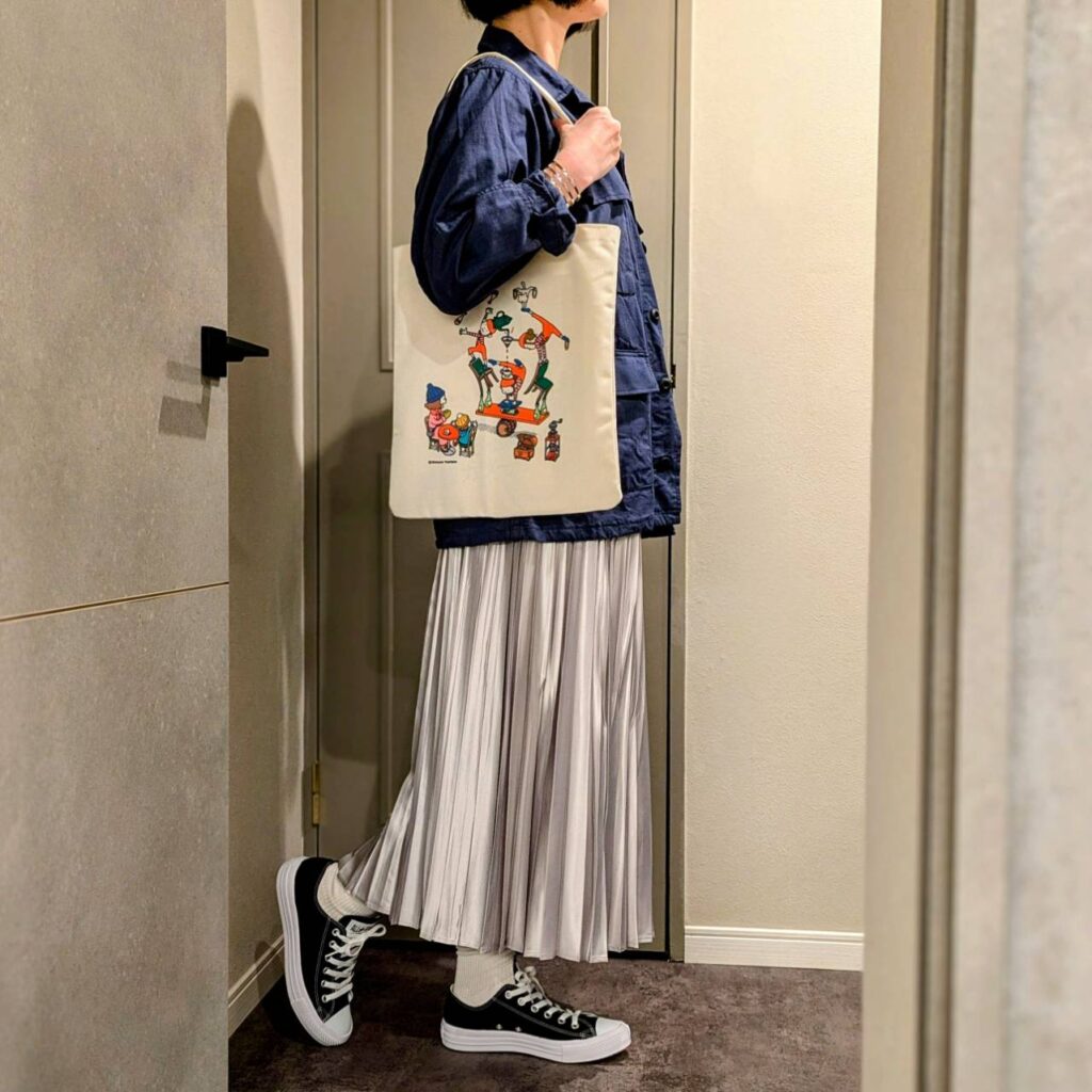 30代女子コーデ 40代女子ファッション 甘辛ミックス