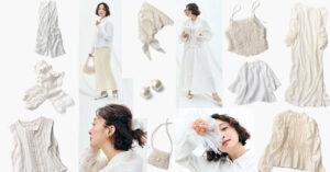 【全部４桁！トレンドの白服＆白小物はコスパで探す】GUのアウター＆バブーシュカ、パールピアス…14選！