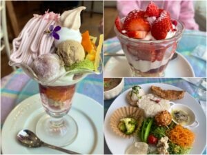 桜モンブランParfait2025　カフェネイビー　Cafe NAVY　LEE100人隊　TB　はな　おでかけ　おでかけ部