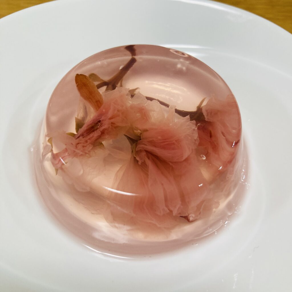 桜ゼリー 桜の塩漬け 料理