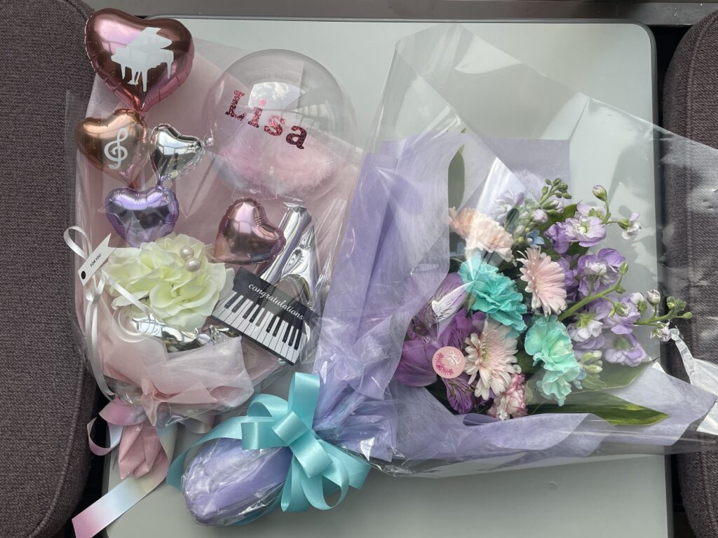 ピアノ発表会 花束 ブーケ