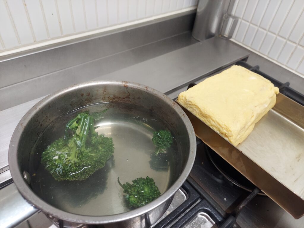 2品同時調理 お弁当 ワンパターン