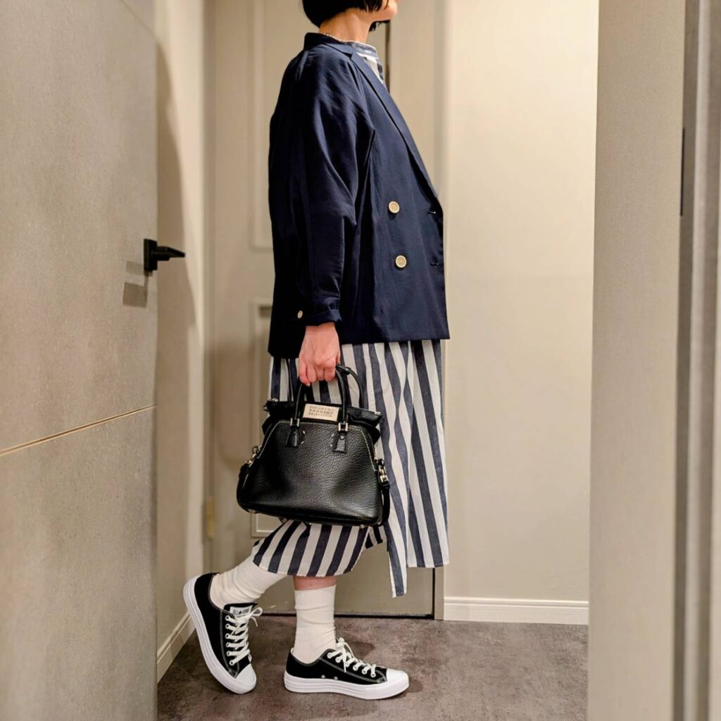 30代女子コーデ 40代女子ファッション 羽衣ジャケット