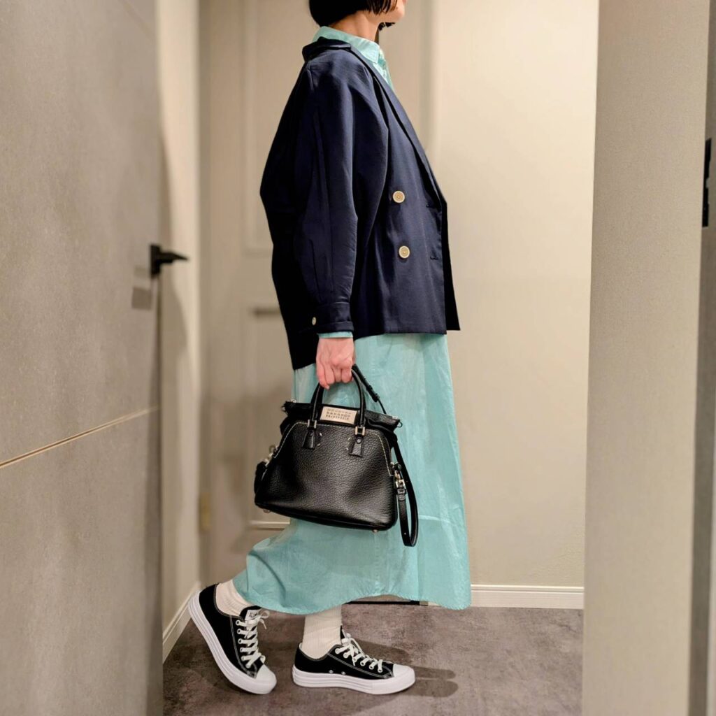 30代女子コーデ 40代女子ファッション 羽衣ジャケット