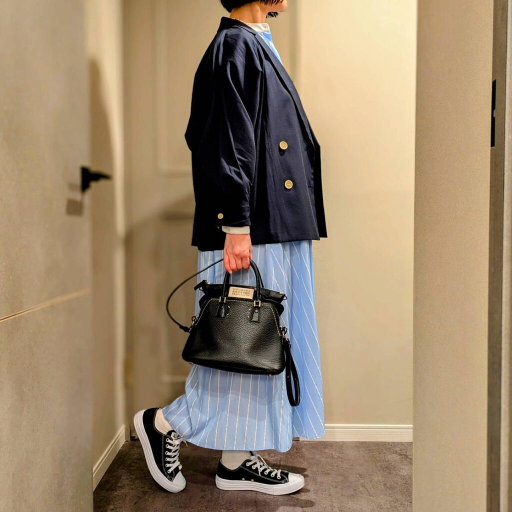 30代女子コーデ 40代女子ファッション 羽衣ジャケット