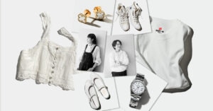 【人気スタイリスト2人が愛用している＂白＂】石上美津江さんと兵藤千尋さんのALL私物！コンバース、ピアス、Tシャツ…