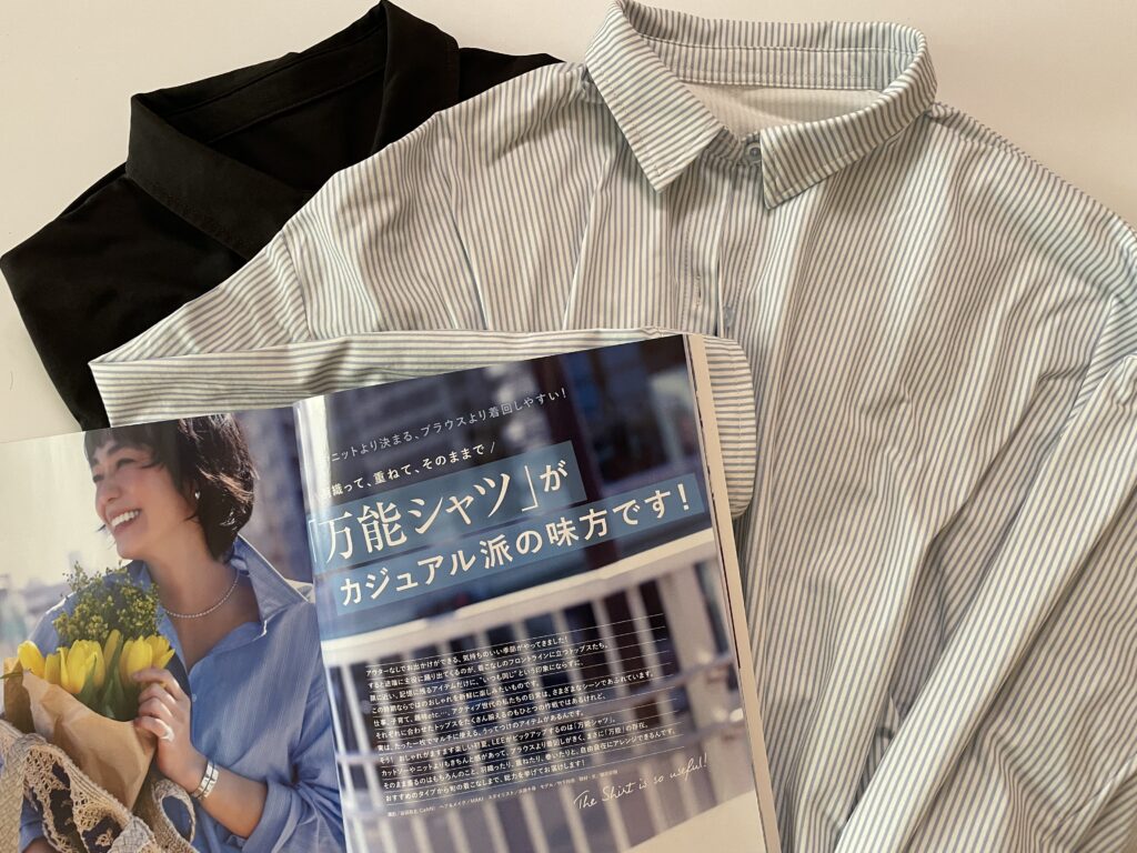 ストライブシャツ