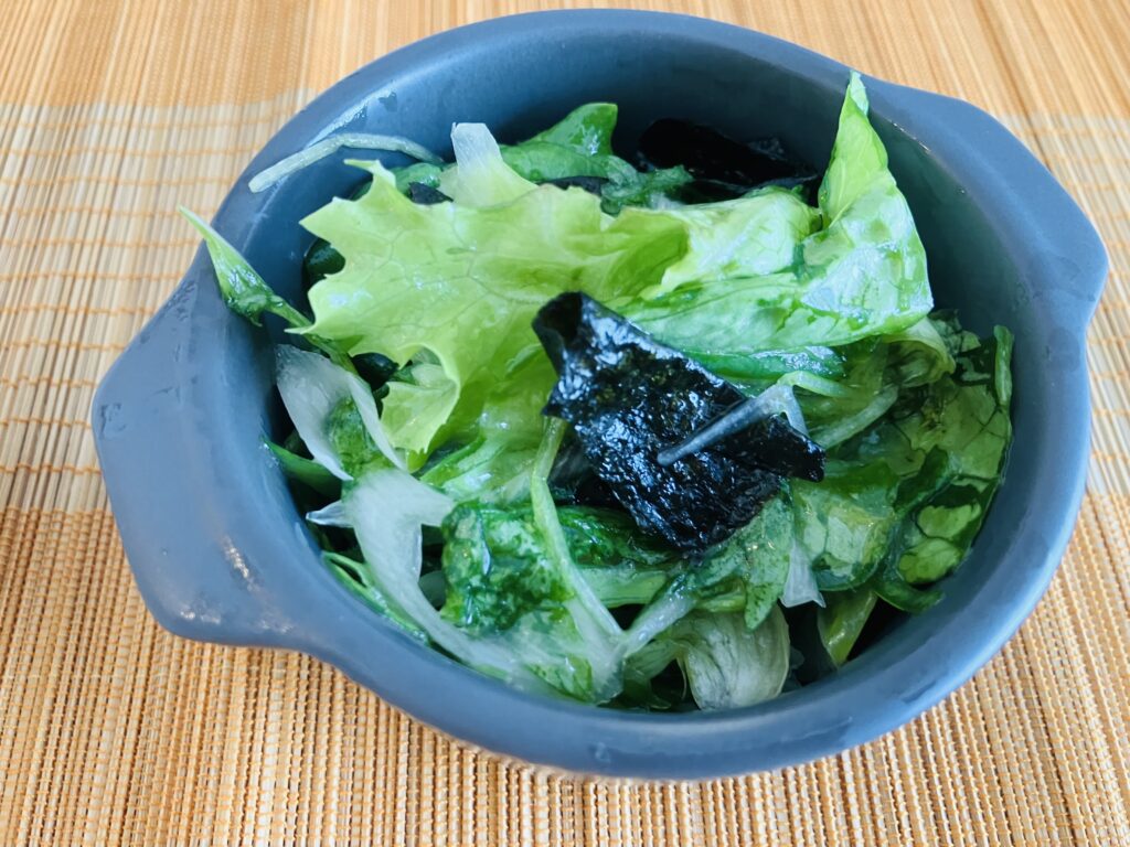 レタス サラダ 韓国のり LEEレシピ