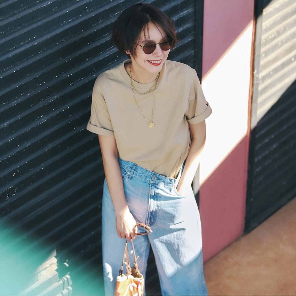 12closet
【洗える】大人に似合う・巾着つき USAコットンTシャツ（2枚入り）
￥7,700