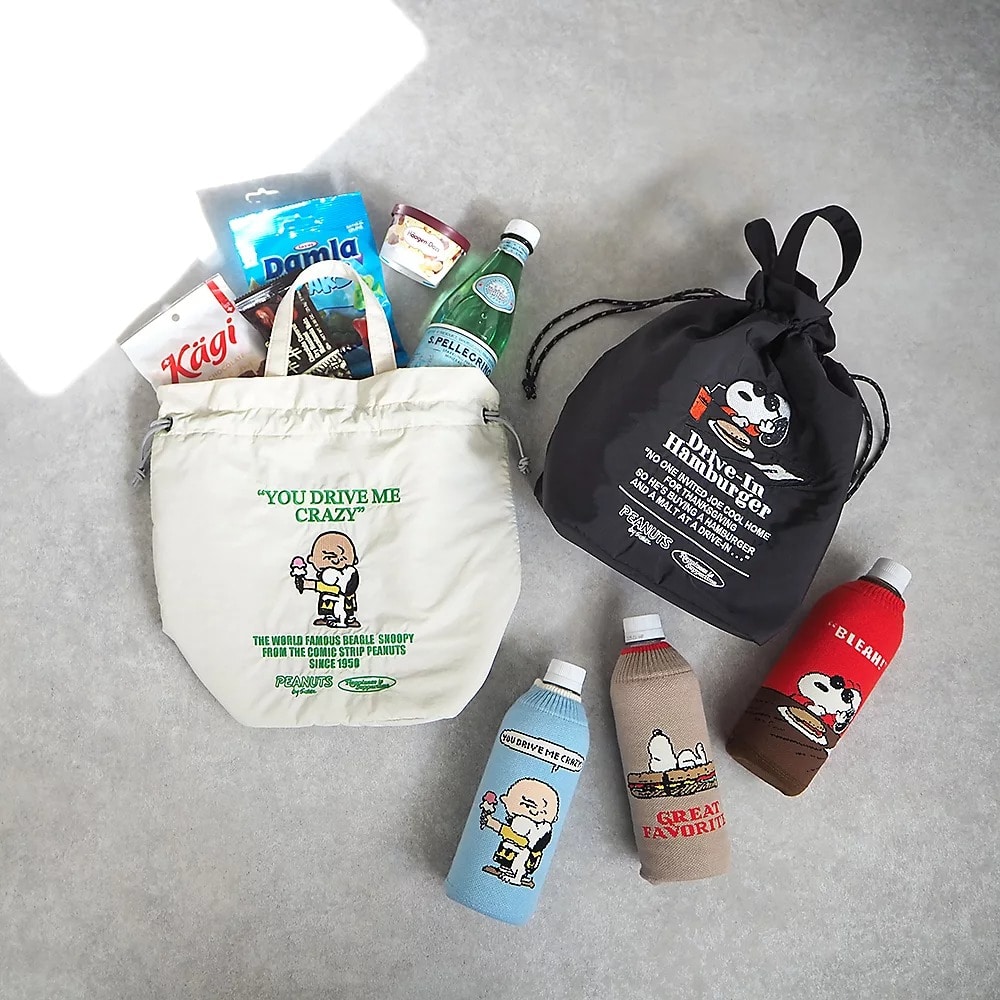 HEMING’S
【PEANUTS】PN／保冷巾着トート
￥3,850