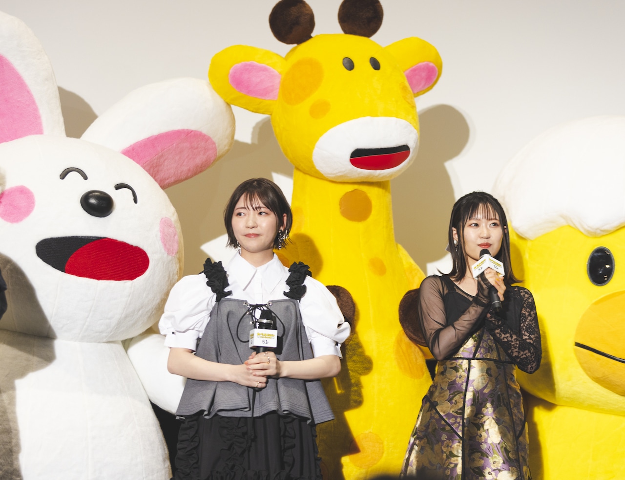 「たべっ子どうぶつ THE MOVIE」　完成披露試写会　小澤亜季　東山奈央　