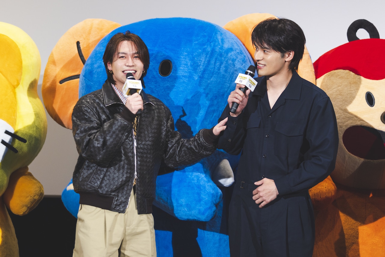 「たべっ子どうぶつ THE MOVIE」　完成披露試写会　松田元太　水上恒司　
