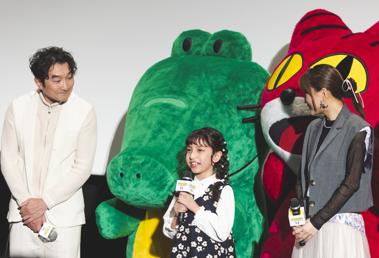 「たべっ子どうぶつ THE MOVIE」　完成披露試写会　池田テツヒロ　水瀬いのり　大野りりあな