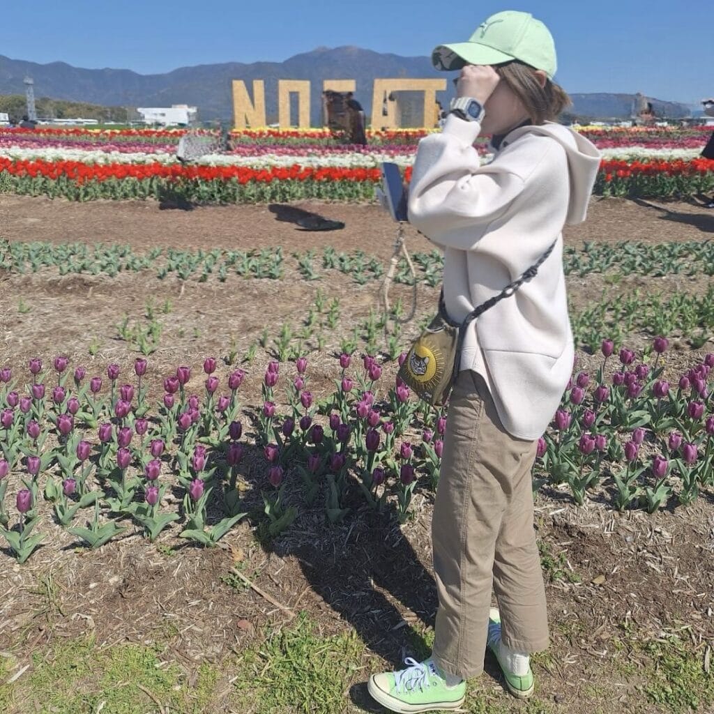 服 チューリップ