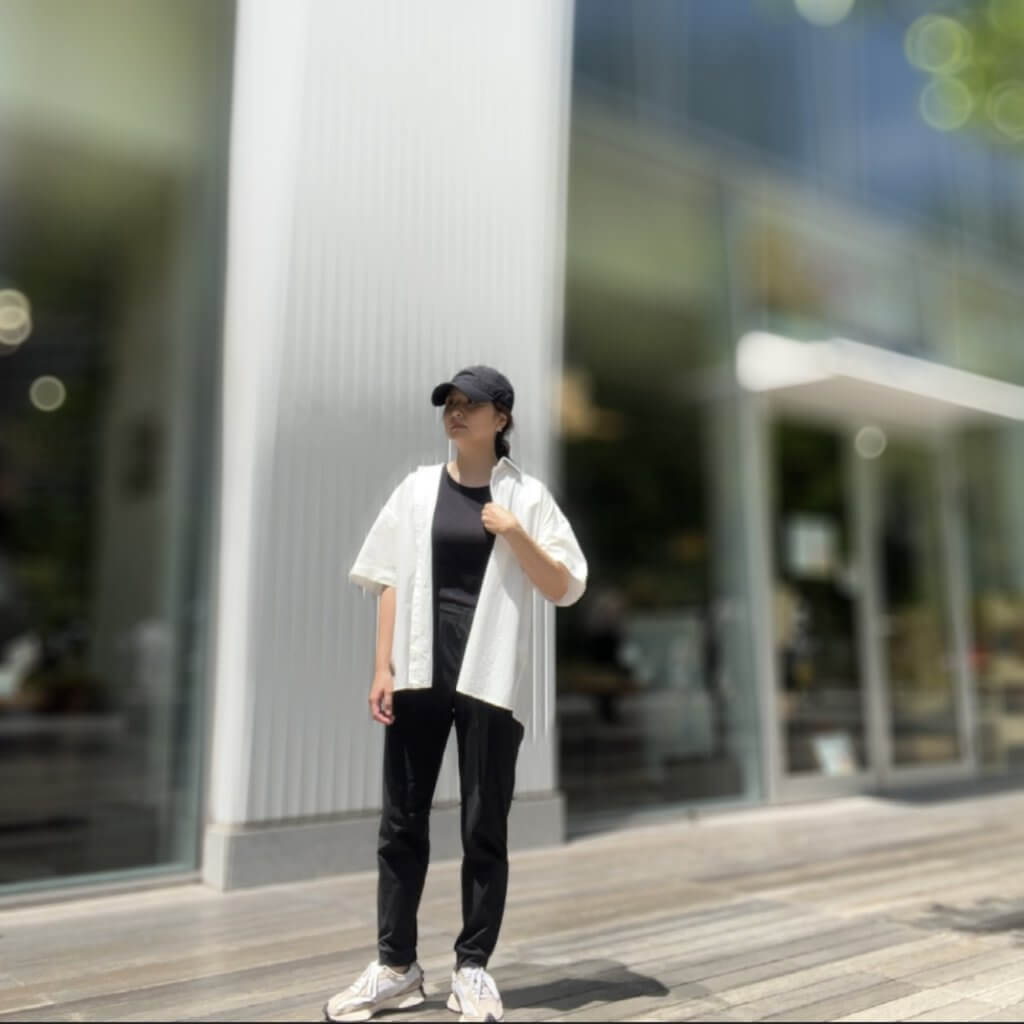 40代ママの運動会コーデ　ユニクロのブラトップ、ジョガーパンツ