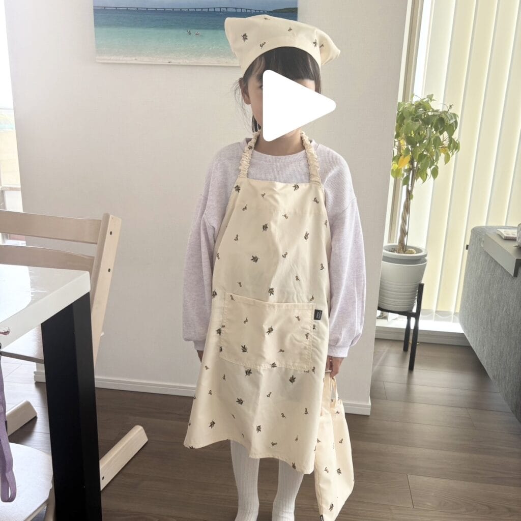 キッズエプロン