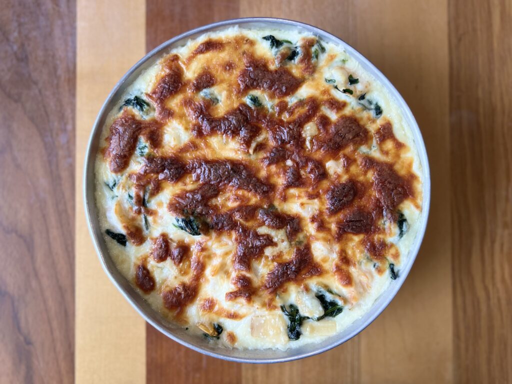 【沖縄】「寒緋桜(カンヒザクラ)の実」を使って天然酵母作りパン作り① TB icoco　グラタン　ほうれん草　エビ