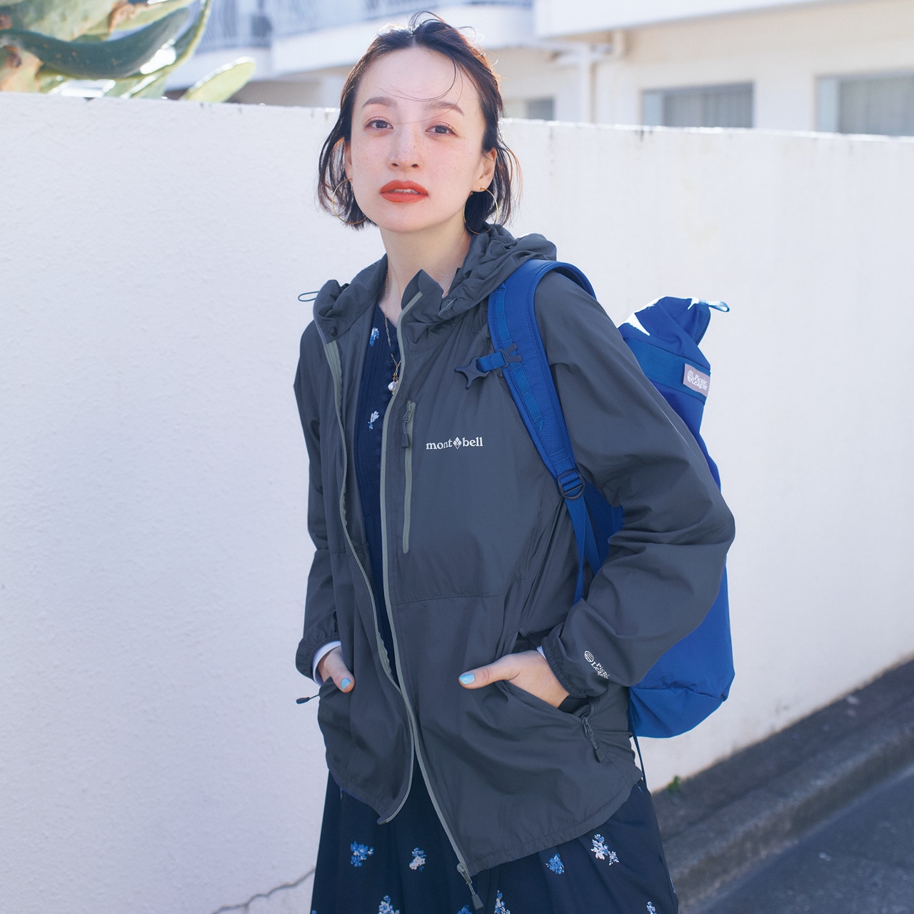 LEE限定 mont-bell（モンベル）【洗える】【ポケッタブル】【LEE別注】Picnic League ウインドブラストパーカ W’S