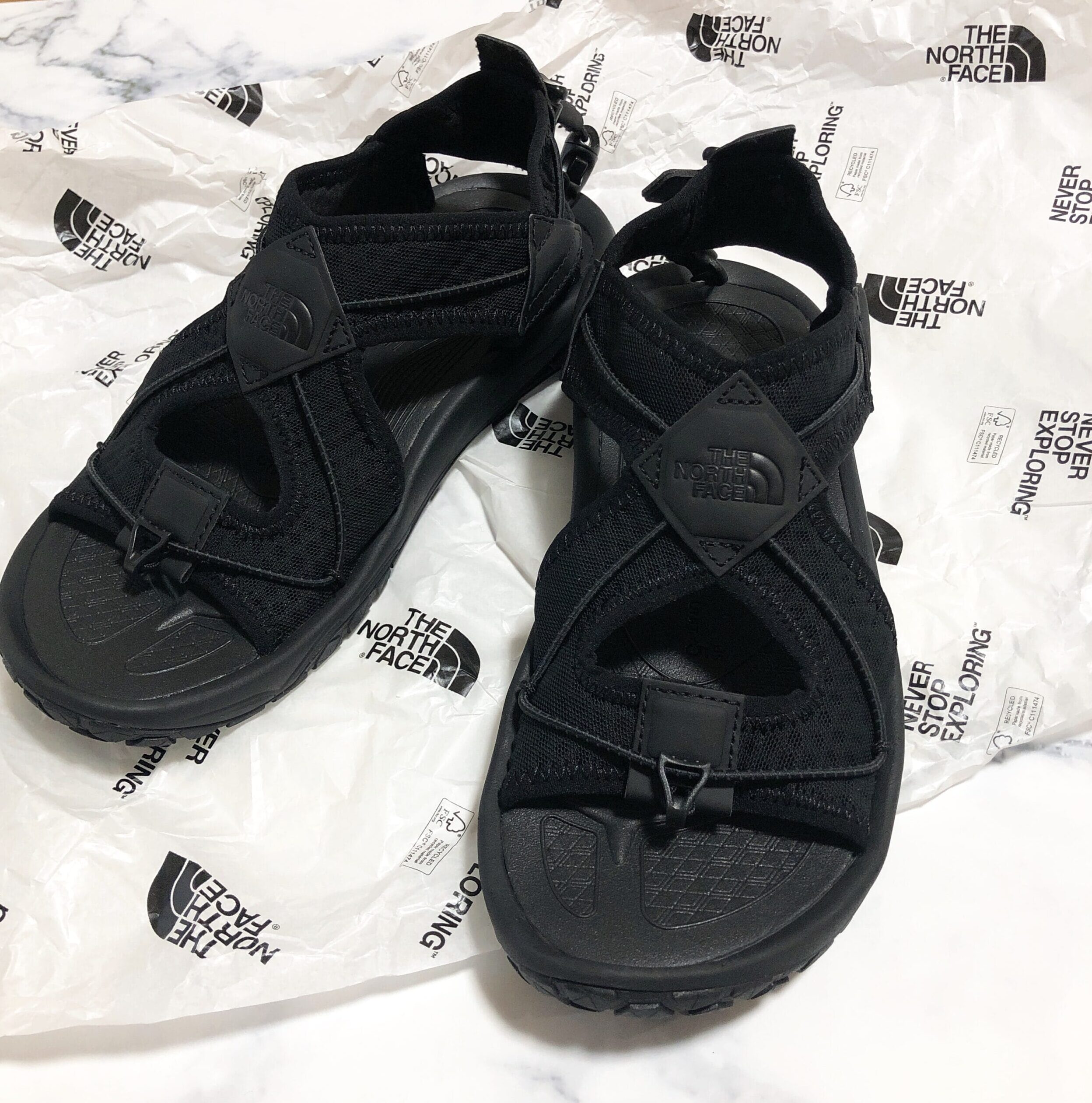 the north face Stratum Porta　ザノースフェイス　ストレイタムポータ　ブラック　スポーツ　サンダル