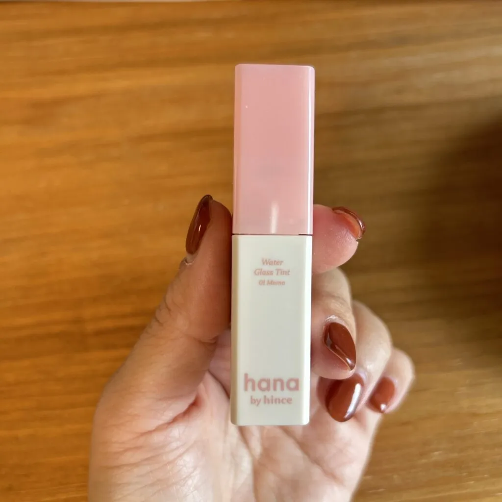 hana by hince「ウォーターグラスティント 01モモ」商品