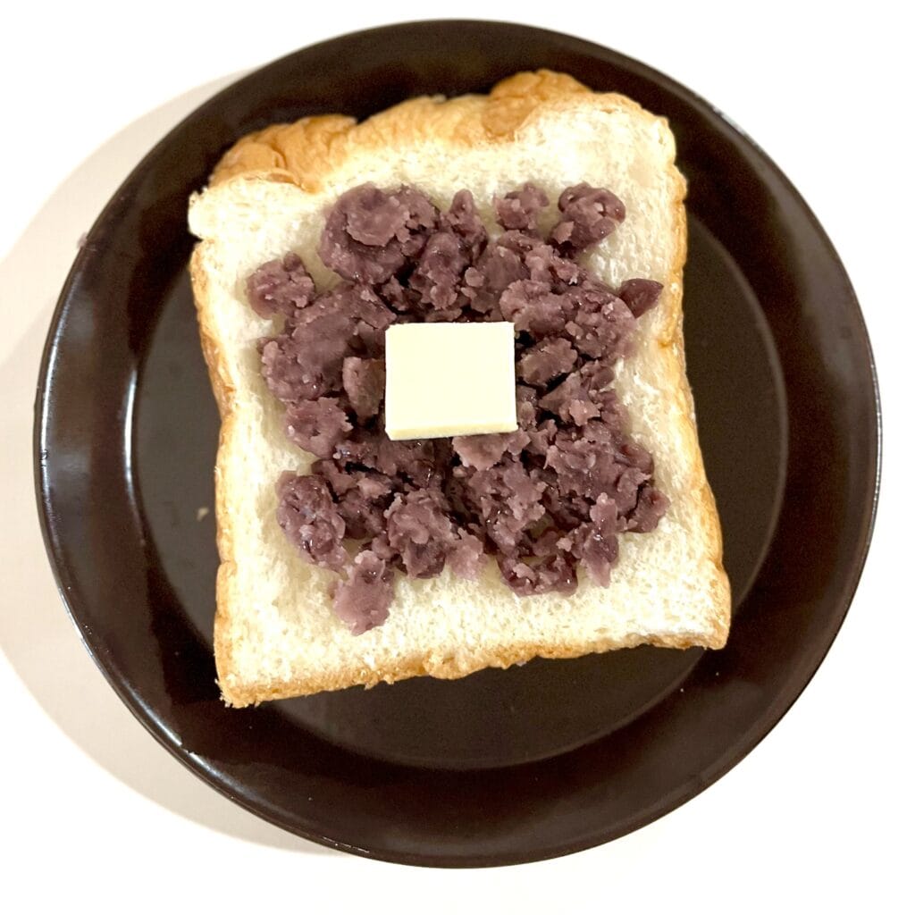 トースト　あんこ