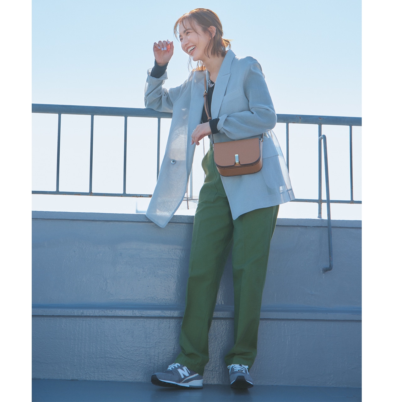 明日なに着る0423　モデル／優木まおみ