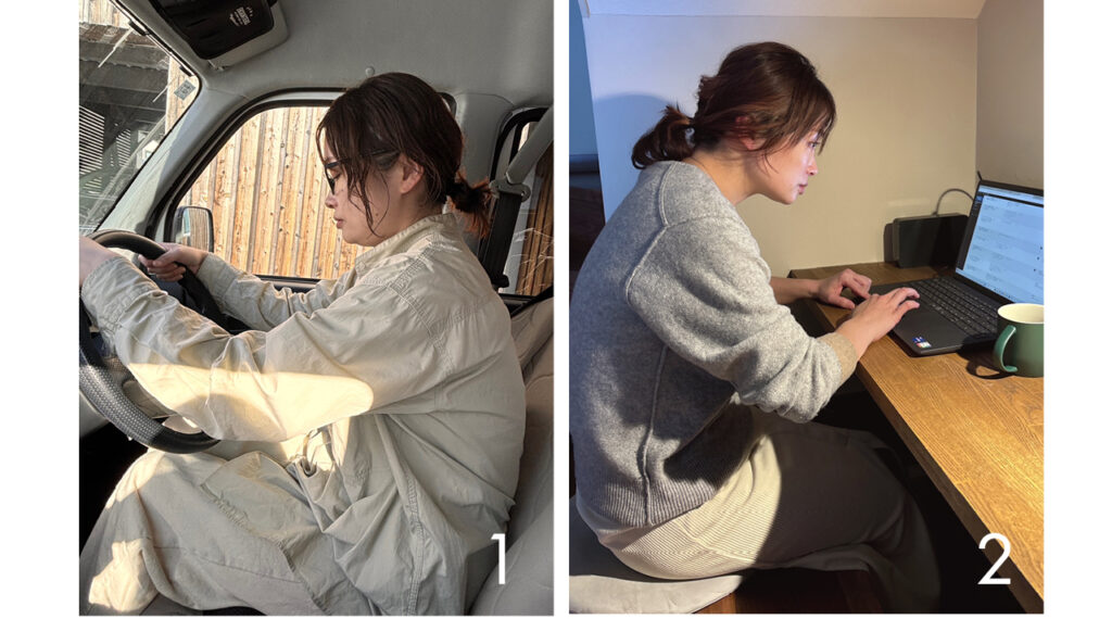 LEE100人隊 No.005 うさこさんの普段の姿勢