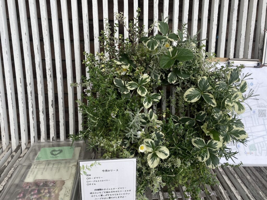 2025年4月のカフェネイビーのウェルカムリース