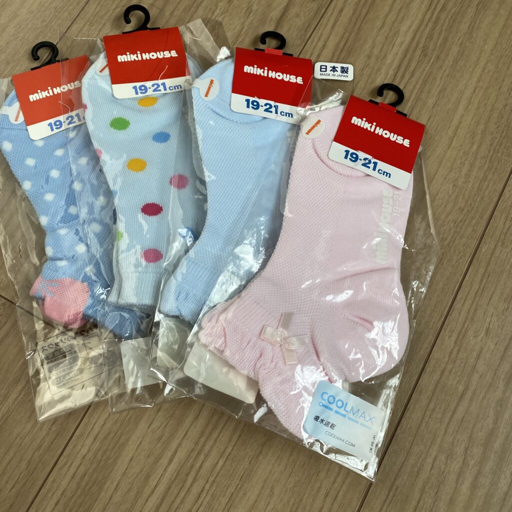 ミキハウスの靴下