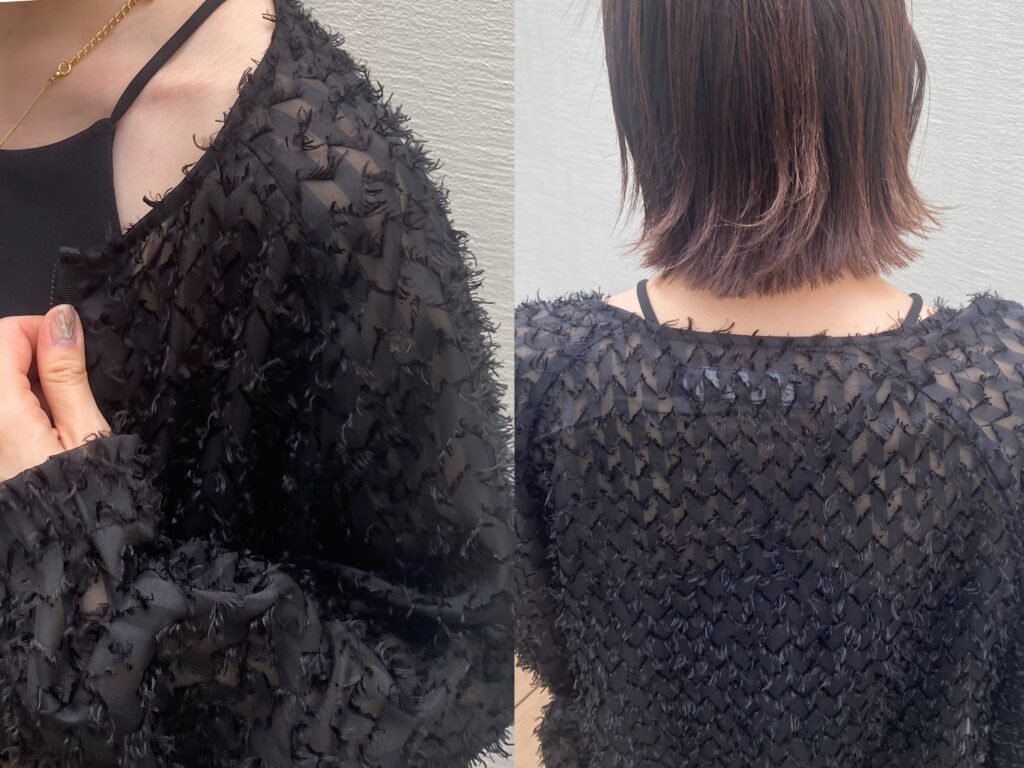 クレープジャージーブラキャミソール